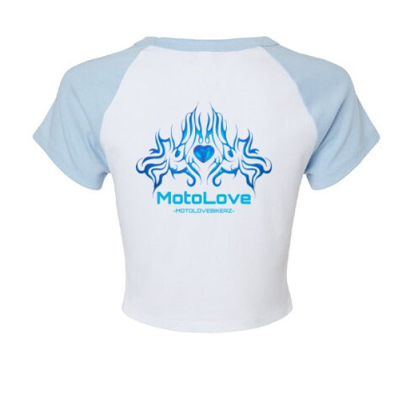 WHITE/ BABY BLUE - BACK